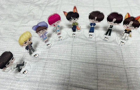 Lee Junho double-sided acrylic stand, selling as a set.