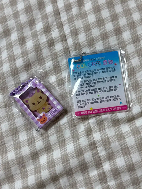 NCT WISH Pop-up SIONing Miniature Keyring + Color's Effect Keyring Bundle