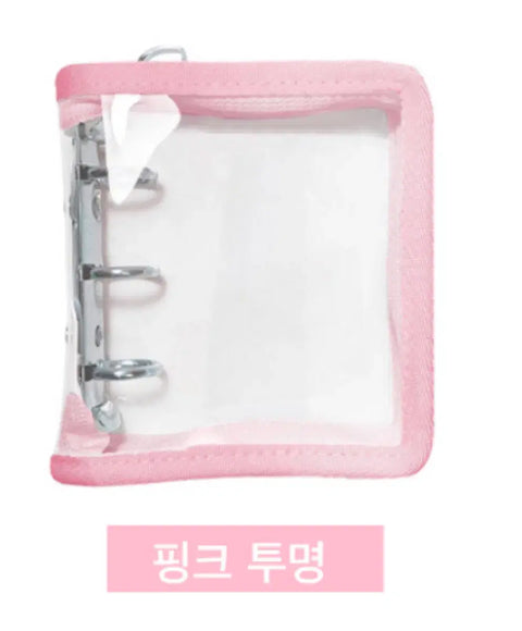 Mellow-nim Pink Transparent 3-Ring Binder + Refill Pages for Sale