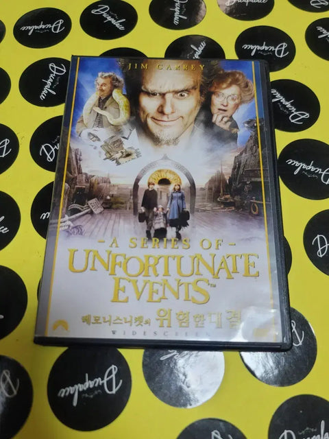 Lemony Snicket A Series of Unfortunate Events DVD collectible retro