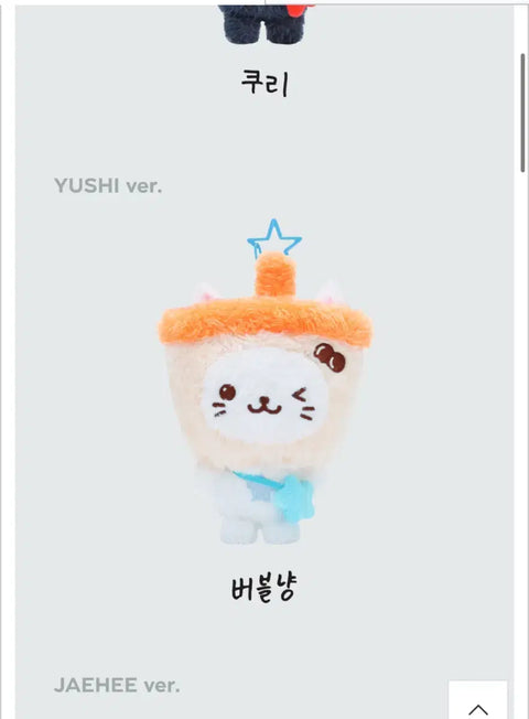 NCT WISH Wishdoll Doll Yuushi Bubble Cat