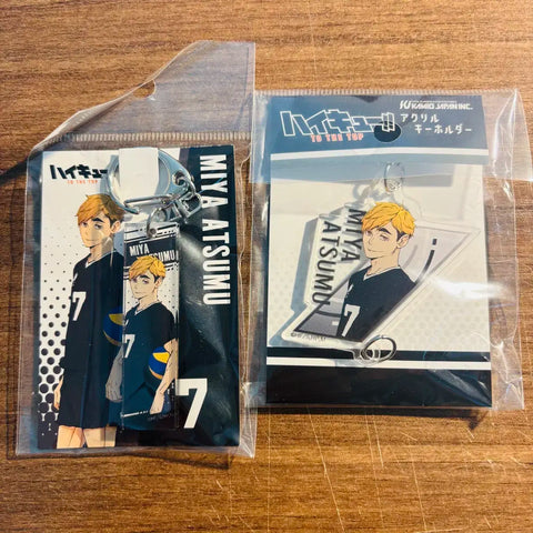 Haikyu!! Atsumu Keychains, Unopened, Bulk