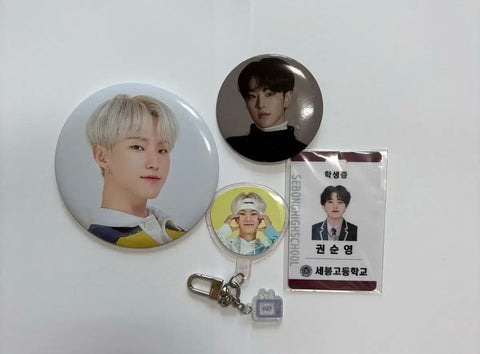 Seventeen Caratland Incomplete Can Badge Pin Badge Bulk Transfer