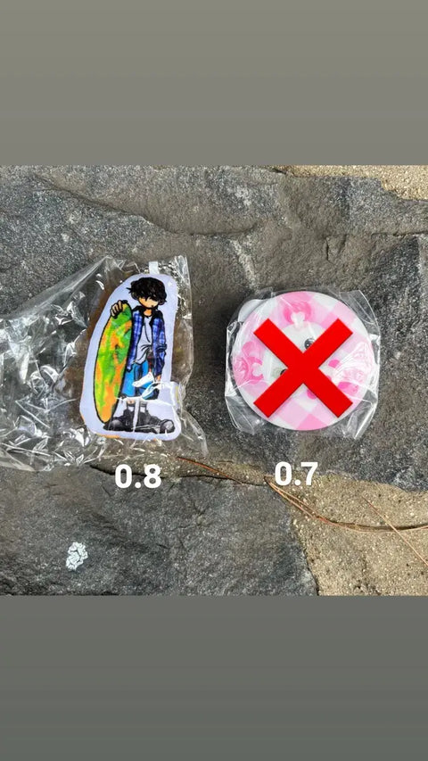 Wish Color Pop Up Cushion Keyring Unopened