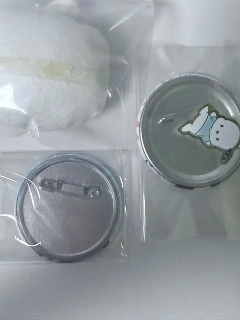 Gintama Gintoki Goods Badge Doll Set