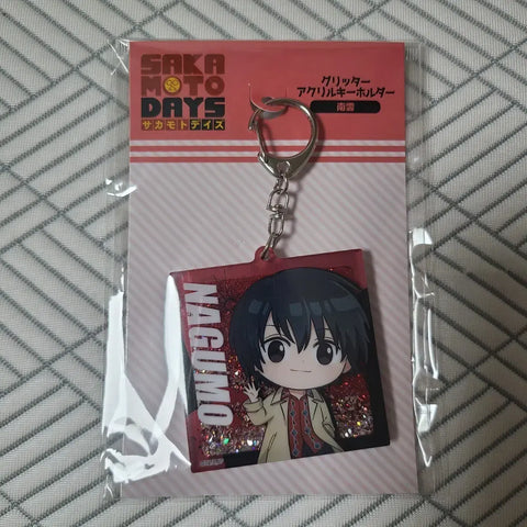 Sakamoto Days Nagumo Glitter Acrylic Keychain