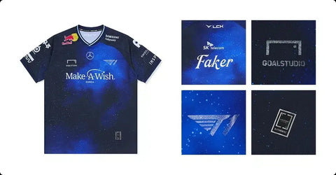 T1 LoL 2025 Wishmaker T1 Uniform Jersey Faker Uniform XL