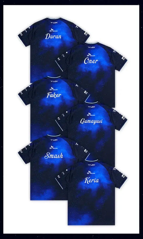 T1 LoL 2025 Wishmaker T1 Uniform Jersey Faker Uniform XL