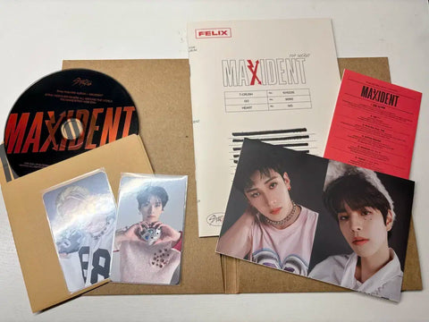 Stray Kids MAXIDENT unsealed album + photocard