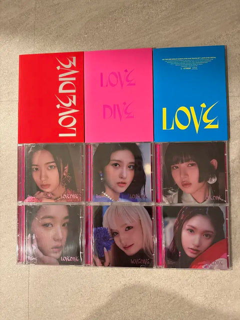 Selling the complete set of IVE's Love Dive album.