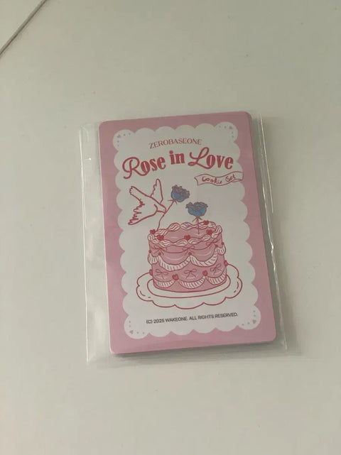 ZEROBASEONE cookie photocard