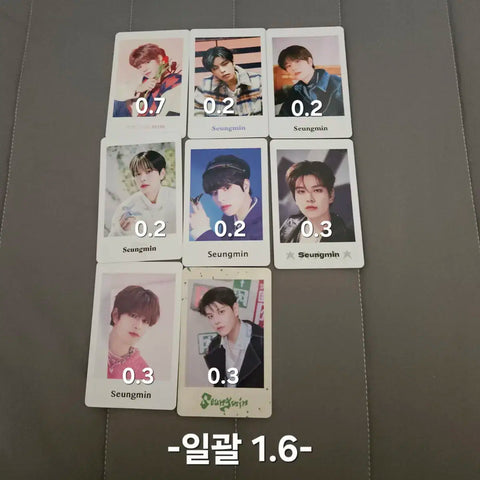 Stray Kids Seungmin Japan polaroid fake polaroid photocard hollow dome tour maniac MD