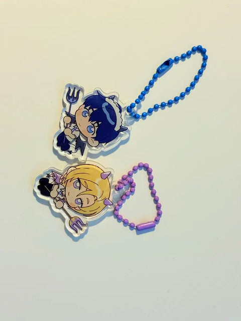 Kim Marong, PlayV acrylic keyring mail order, eldest brother duo, devil keyring set, Yejun, Noah