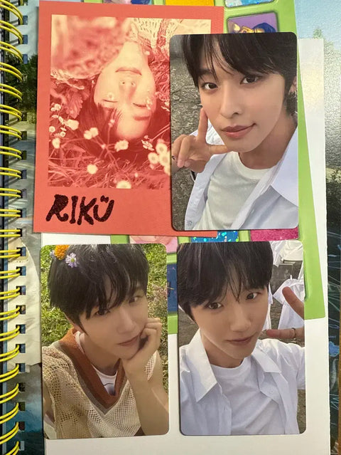NCT Wish Color Photobook Album First Press Limited Edition Photocards Riku Jaehee