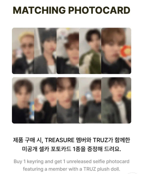 Treasure Truz Baby Kim Doyoung Som Keyring Truz Keyring