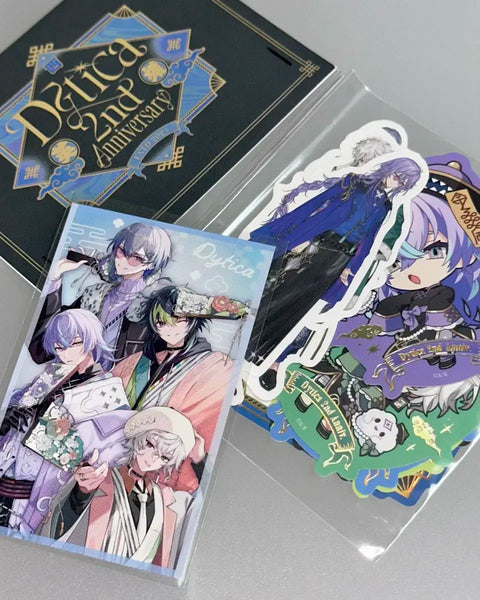 Nijisanji D-tique 2nd Anniversary Sticker Pack Happy Pack Cheki
