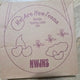 NewJeans burgundy round bag