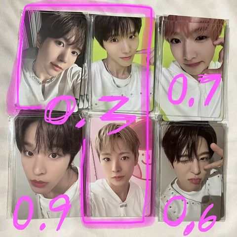 NCT WISH Color Photobook Showcase Unreleased Photo Card Transfer SMTOWN STORE