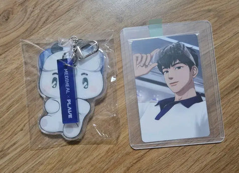 PLAVE Mediheal Collaboration Hamin Photocard + Keychain