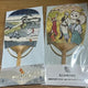 Gintama Illustration Mini Fan + Envelope 2 Types Bundle Sale