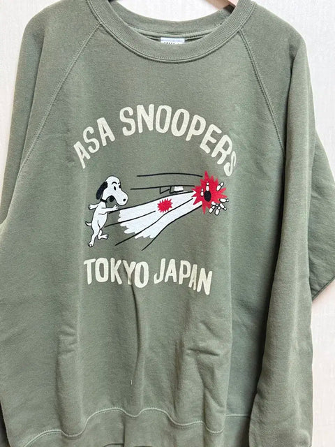 Wild Donkey Sweatshirt Snoopy Tokyo Japan L