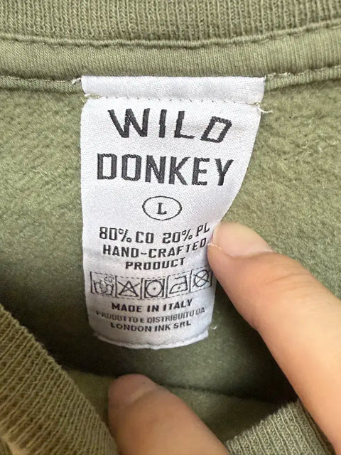 Wild Donkey Sweatshirt Snoopy Tokyo Japan L