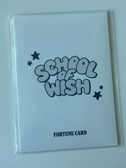 NCT WISH School of Wish Ryo Fortune Card