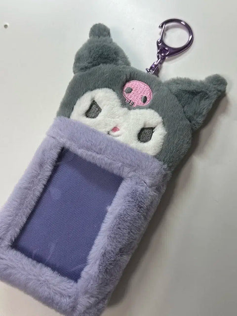 Sanrio Kuromi Boa Fleece Photocard Holder