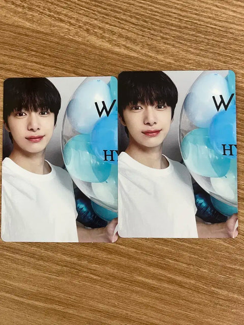 Wellage Hyungwon photocard, Monsta X postcard, balloon
