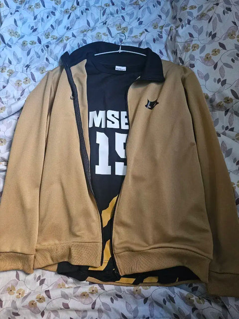 Haikyuu Sakusa Kiyoomi Black Jackals Uniform and Jersey