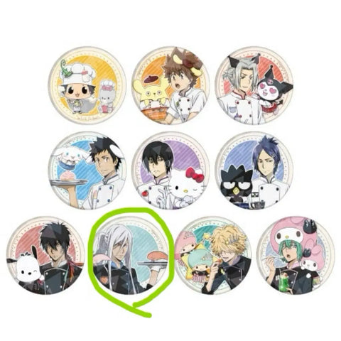 Tutor Hitman Reborn Squalo Sanrio Badge