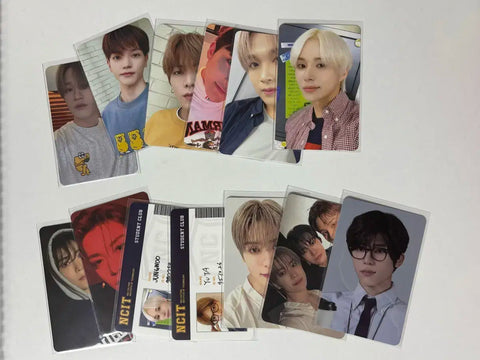 NCT Taeyong Mark Jungwoo Jaehyun Yuta Sion Haechan Official Photocards Unreleased Photocards