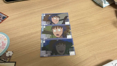 Nintama Rantaro Hachiya Saburo Memory Cut Sticker Twin Nin