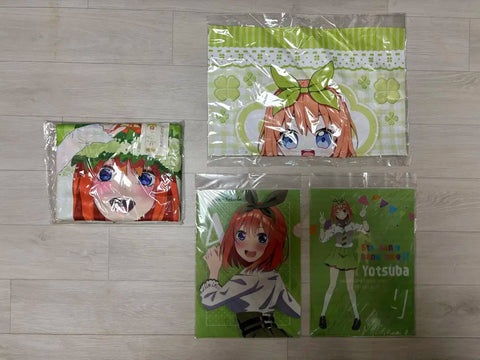 Unopened) The Quintessential Quintuplets Nakano Yotsuba Goods Set