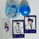 Blue Lock Mejirushi Konnichiwa Gacha Marine Look Photocard Pasha Figure Mikage Reo Set