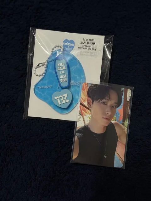 THE BOYZ lip gloss fantasy pop-up board keyring Juyeon