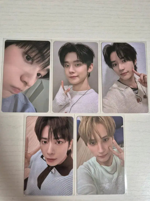 TXT Universal Store Benefit Lucky Draw Trading Card - Soobin, Yeonjun, Beomgyu, Taehyun, Huening Kai - Set