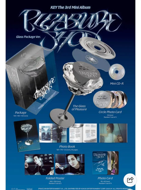 SHINee Key Pleasure Shop Glass Album