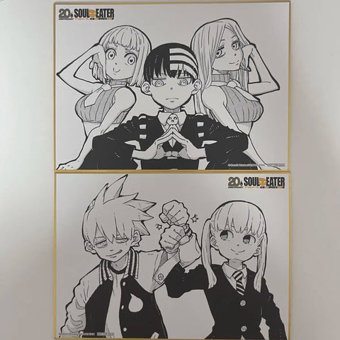 Soul Eater Art Exhibition Shikishi Set