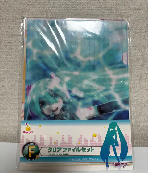 Unopened) Sega Hatsune Miku Clear File Set