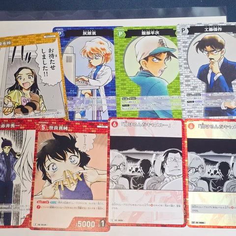 Selling 19 Detective Conan TCG cards as a set.