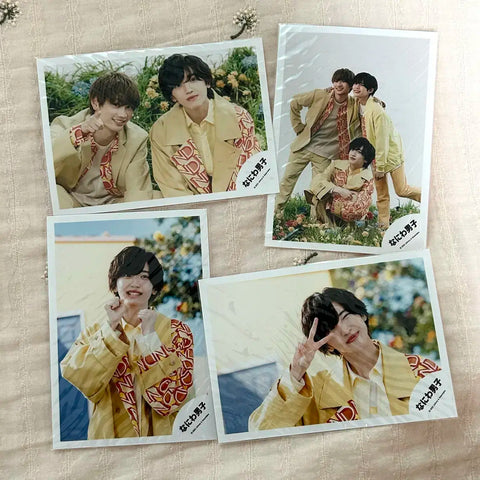 Naniwa Danshi Michieda Shunsuke Micchi Nagao Kento Shop Photo Purikura Sticker Transfer