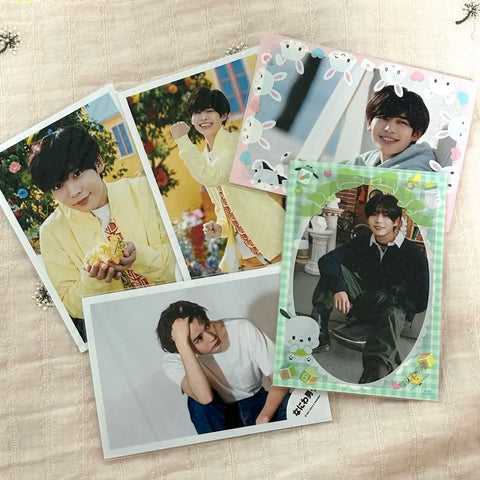 Naniwa Danshi Michieda Shunsuke Micchi Nagao Kento Shop Photo Purikura Sticker Transfer
