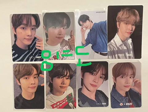 Rise Sungchan photocard bundle transfer, Yueek Bakmatzel, Woori Bank, Etude album photocard.