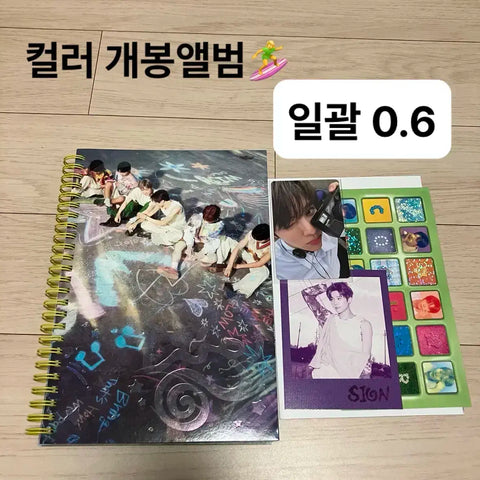 NCT Wish Color Album Unboxing First Press Photocard Sion Bundle 0.6