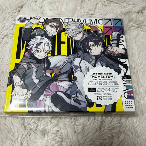 Nijisanji ROF-MAO Momentum First Limited Edition CD Album