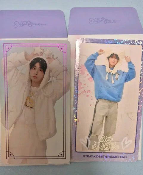 Stray Kids 5TH Fan Meeting Trading Card 2ea