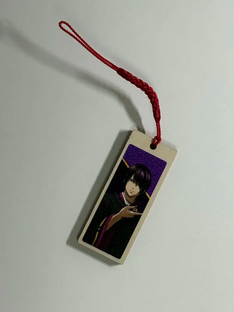 Gintama Takasugi Wooden Keychain