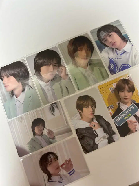 Urgent sale) TXT Beomgyu lenticular, 4OIN collaboration photocard full set, selling as a bundle
