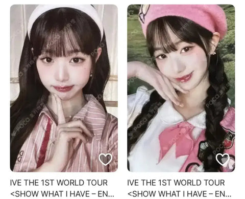 IVE encore concert Dive Zone photocard set for sale